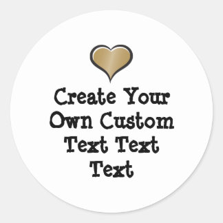 Create your own custom text white Bkgd Ver Ronde Sticker
