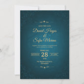 Create Your Own Custom Wedding Invitation Cards Kaart (Voorkant)