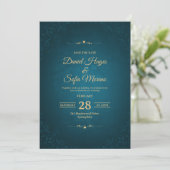 Create Your Own Custom Wedding Invitation Cards Kaart (Staand voorkant)