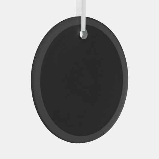 Create Your Own - Customizable Blank Glas Ornament (Voorkant Rechts)