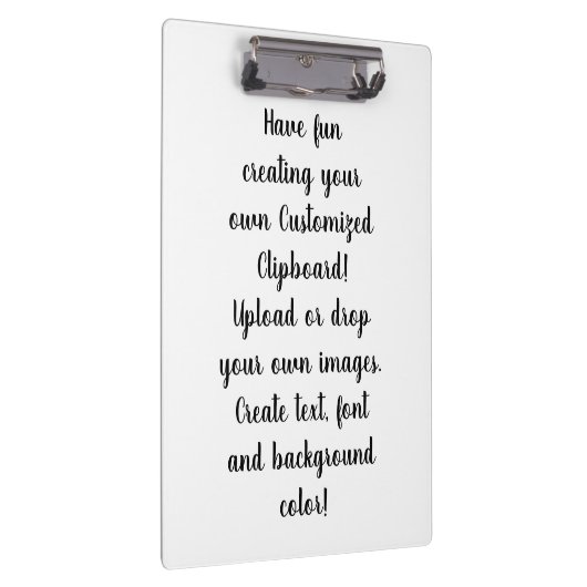 Create Your Own Customizable Personal Klembord (Rechts)