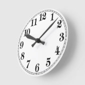 Create Your Own Customize 8" Wall Clock Ronde Klok (Hoek)