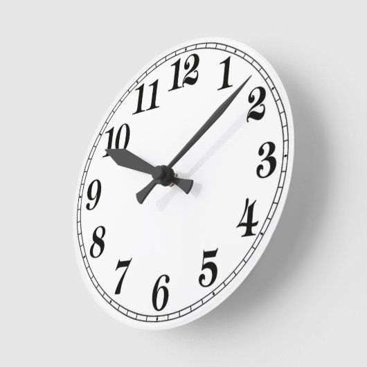 Create Your Own Customize 8" Wall Clock Ronde Klok (Hoek)