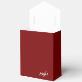 Create Your Own Customize Monogram Color Match Bedankdoosjes (Open)