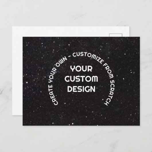 Create Your Own Customized Briefkaart (Voorkant / Achterkant)