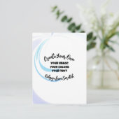 Create Your Own Customized Briefkaart (Staand voorkant)