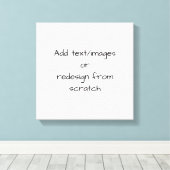 Create Your Own Customized Canvas Afdruk (Insitu (Houten vloer))