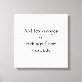 Create Your Own Customized Canvas Afdruk (Voorkant)