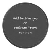Create Your Own Customized Hockey Puck (Voorkant)