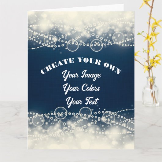 Create Your Own Customized Kaart (Gele Bloem)