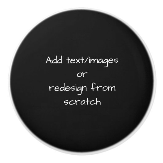 Create Your Own Customized Keramische Knop (Voorkant)