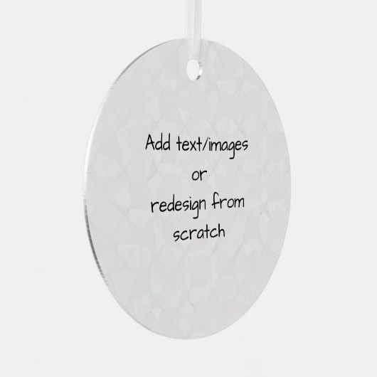 Create Your Own Customized Metalen Ornament (Voorkant Rechts)