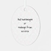 Create Your Own Customized Metalen Ornament (Voorkant links)