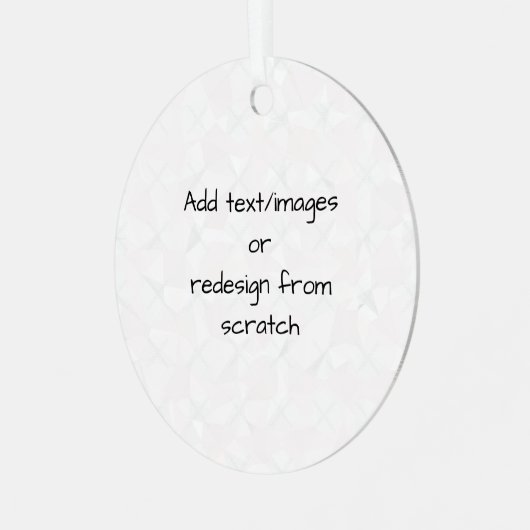 Create Your Own Customized Metalen Ornament (Voorkant links)