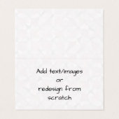 Create Your Own Customized Visitekaartje (Buitenkant ongevouwen)