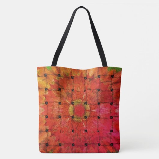 Create Your Own Cut and Sew Woven all over print Tote Bag (Achterkant)