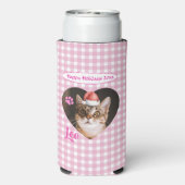 Create Your Own Cute Cat 2 Photo Script Christmas  Seltzer Blikjeskoeler (Seltzer Achterkant)
