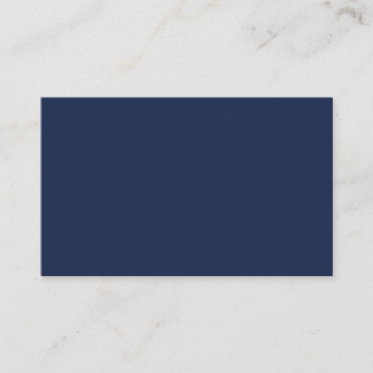 Create Your Own dark blue Custom personalized Visitekaartje (Voorkant)