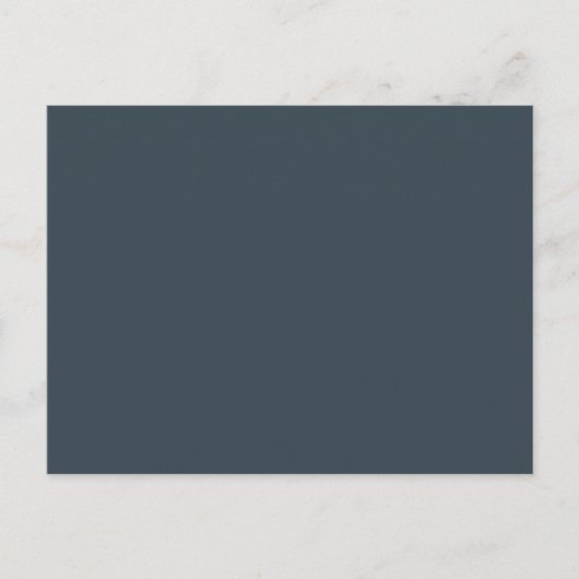 Create Your Own dark gray Announcement Postcard Aankondigingskaart (Voorkant)