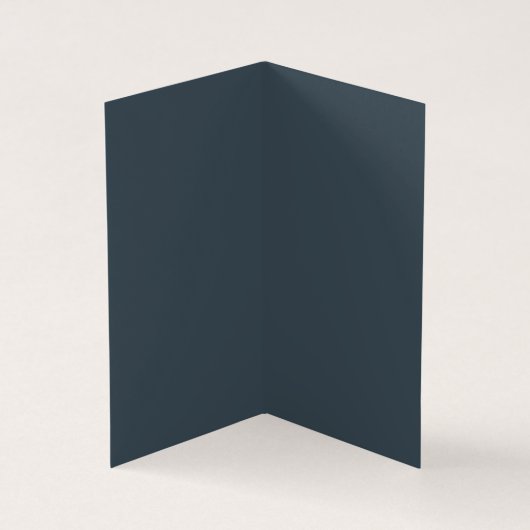 Create Your Own dark gray azure Folded Card Kaart (Binnen)