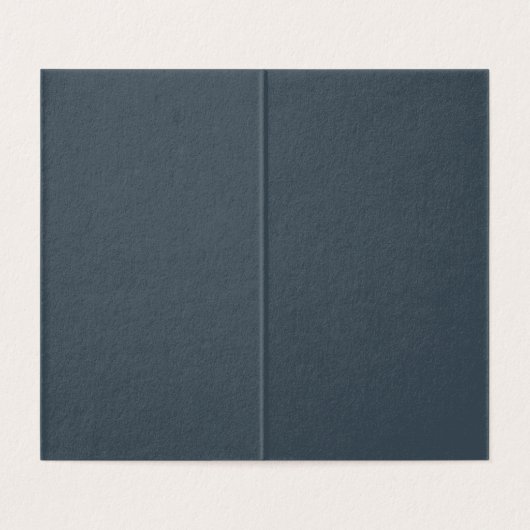 Create Your Own dark gray azure Folded Card Kaart (Binnenkant ongevouwen)