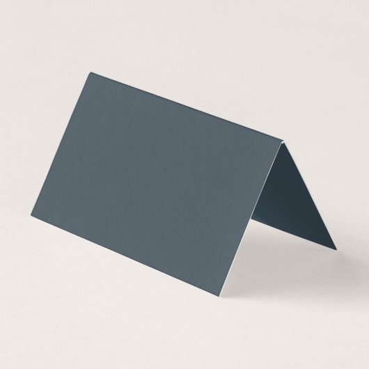Create Your Own dark gray azure Folded Card Kaart (Voorkant)