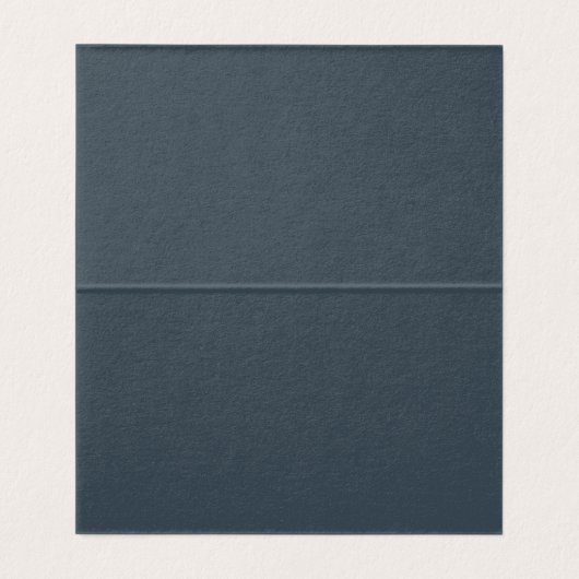 Create Your Own dark gray azure Folded Card Kaart (Binnenkant ongevouwen)