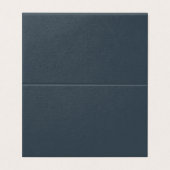 Create Your Own dark gray azure Folded Card Kaart (Buitenkant ongevouwen)