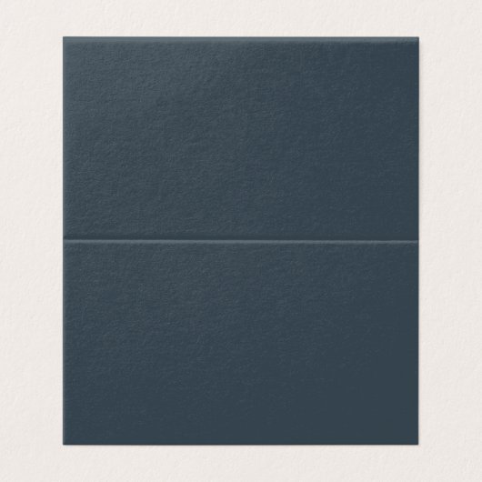 Create Your Own dark gray azure Folded Card Kaart (Buitenkant ongevouwen)