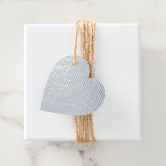 Create Your Own dark gray blue customizable Bedankjes Labels (Met doos)