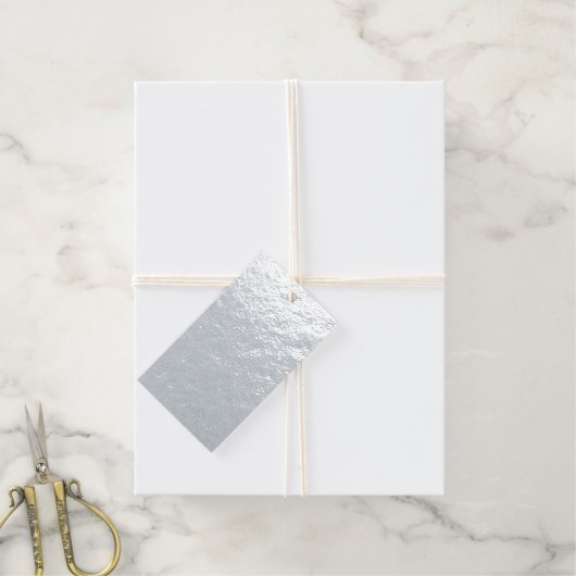 Create Your Own dark gray blue customizable Cadeaulabels (Met Koord)