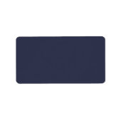 Create Your Own dark gray blue customizable Etiket (Voorkant)