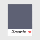 Create Your Own dark gray blue customizable Sticker (Vel)