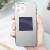 Create Your Own dark gray blue customizable Sticker (Telefoon)
