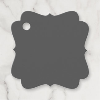 Create Your Own dark gray Custom Design Bedankjes Labels