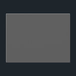 Create Your Own dark gray Custom Design Feestdagenkaart<br><div class="desc">This design is minimalist style which can be easily updated with your photo and text. If you need any help please contact me using the massage button below and I will be happy to help.</div>