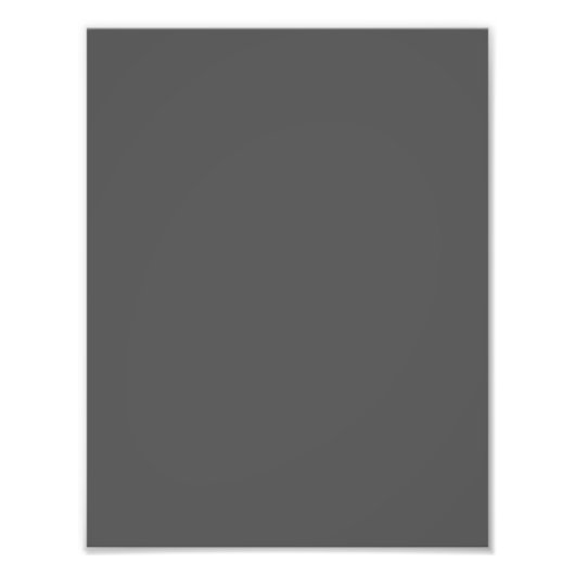 Create Your Own dark gray Custom Design Foto Afdruk (Voorkant)