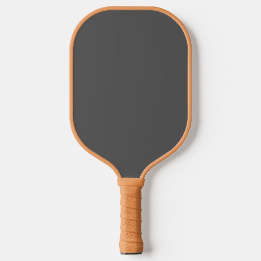 Create Your Own dark gray Custom Design Pickleball Paddle (Voorkant)