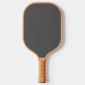 Create Your Own dark gray Custom Design Pickleball Paddle (Achterkant)