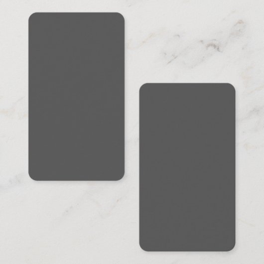 Create Your Own dark gray Custom Design Plaatskaartje (Voorkant / Achterkant)