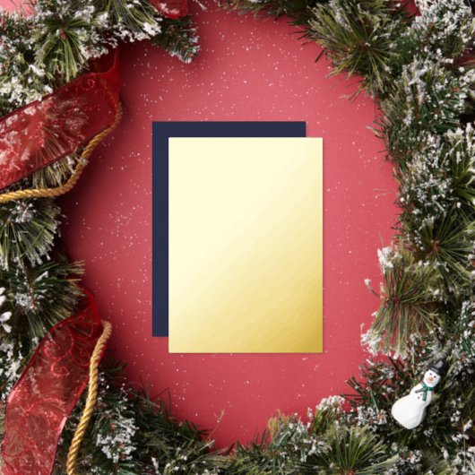 Create Your Own dark gray Custom personalized Folie Feestdagenkaart (Insitu)