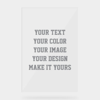 Create Your Own Design 18" x 24" Acryl Bord