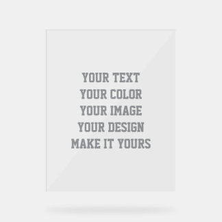 Create Your Own Design 8" x 10" Acryl Bord