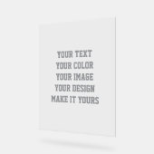 Create Your Own Design 8" x 10" Acryl Bord (Hoek)