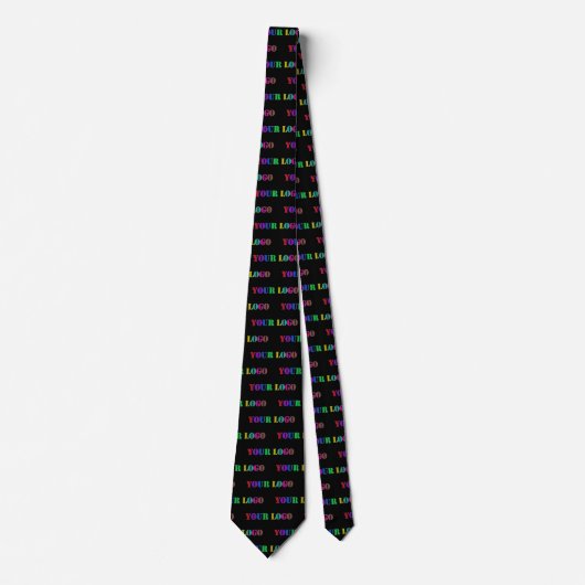 Create Your Own Design Branded Business Neck Tie Stropdas (Voorkant)