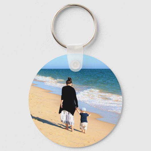Create Your Own Design Family Photo Keychains Gift Sleutelhanger (Voorkant)
