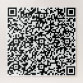 Create Your Own Design QR Code Puzzles Funny Gifts Legpuzzel (Horizontaal)