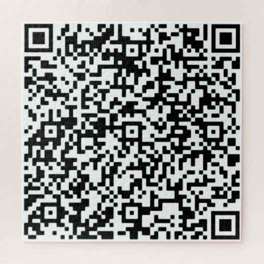Create Your Own Design QR Code Puzzles Funny Gifts Legpuzzel (Horizontaal)