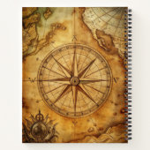 Create Your Own Discoverer Compass Rose Notitieboek (Achterkant)