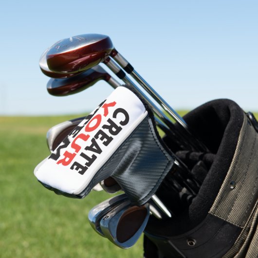 CREATE-YOUR-OWN DIY Custom upload your design Golfheadcover (Insitu)